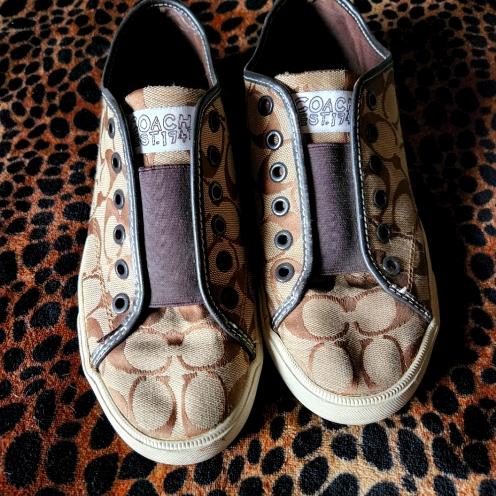 Coach slip on's shoes